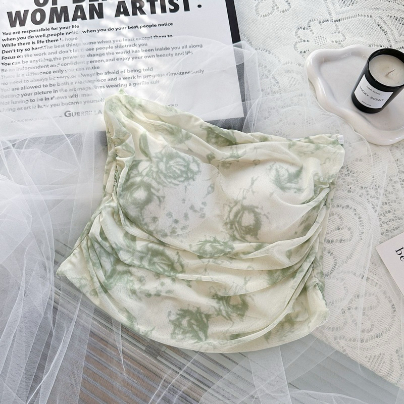 TYN Kemben Cup Bra Top Style Korean - Tanktop Cup Bra Tanpa Tali - Atasan Crop Top (T380)