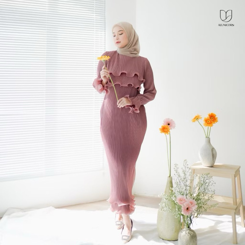 Alunicorn Irene Dress Lebaran (Preloved)