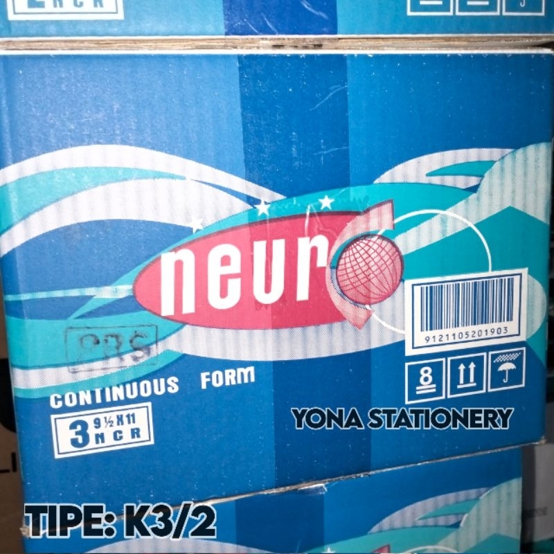 

NEURO - CONTINUOUS FORM 3 PLY 9 1/2"×11/2 (K3/2 NEURO) NCR