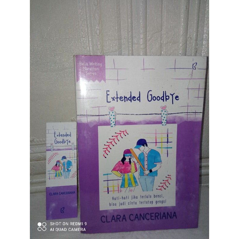 Preloved ORIGINAL Novel Extended Goodbye by Clara Canceriana Bekas Penerbit Bentang Belia Second Unh