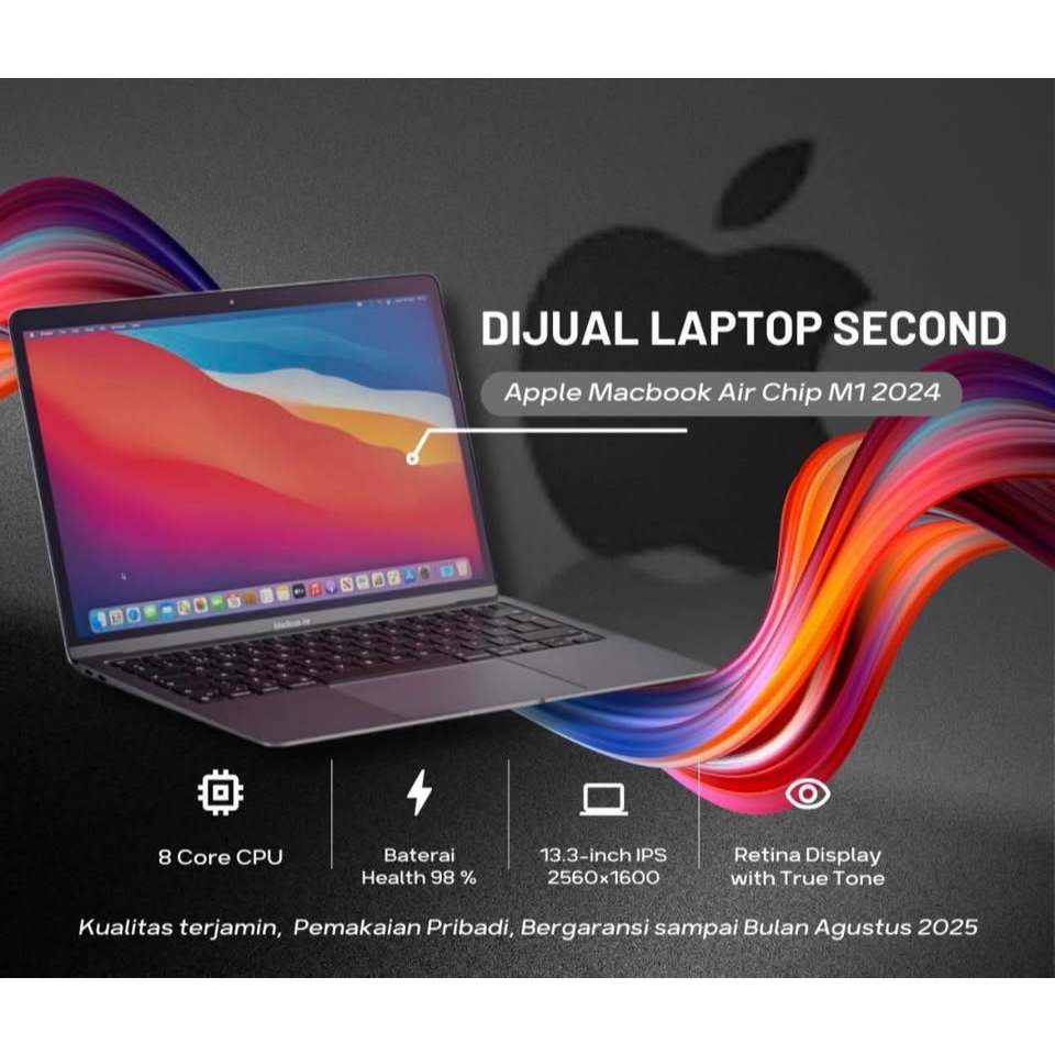 MACBOOK AIR M1 - SECOND LIKE NEW