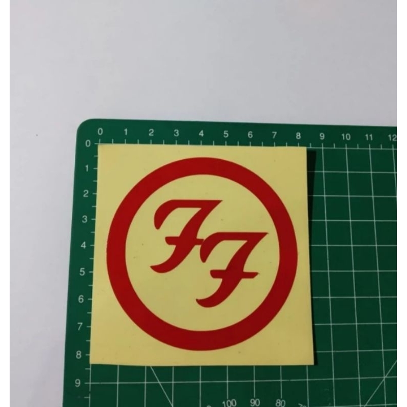 

stiker cutting foo fighters