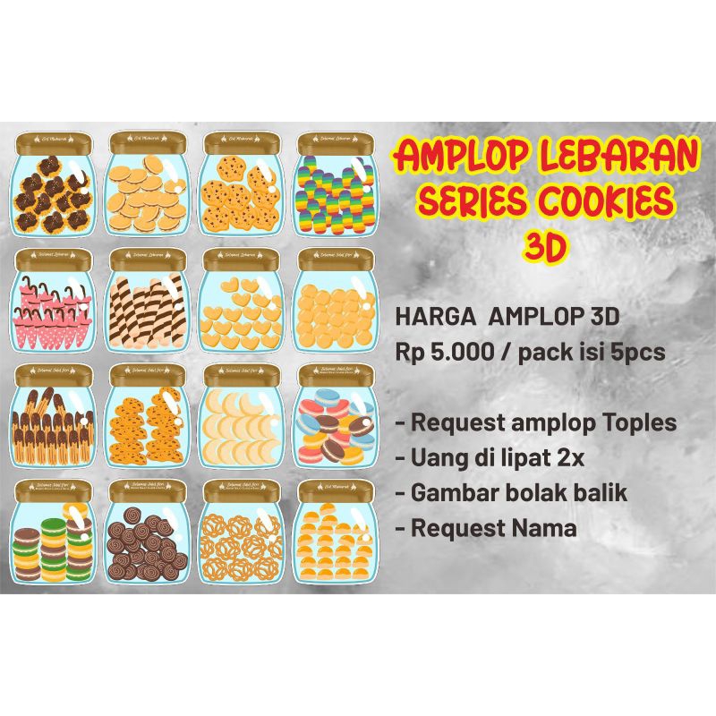 

Amplop Lebaran Karakter Toples 3D