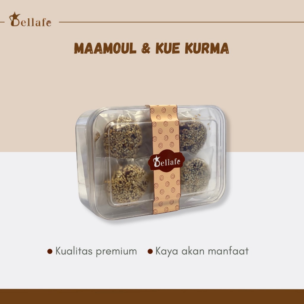 

Dellafe Kue Kurma, Kurma Wijen dan Tahinah - 12 Pcs