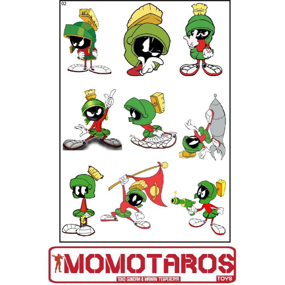 

Sticker Marvin the martian warner bros 1 pc