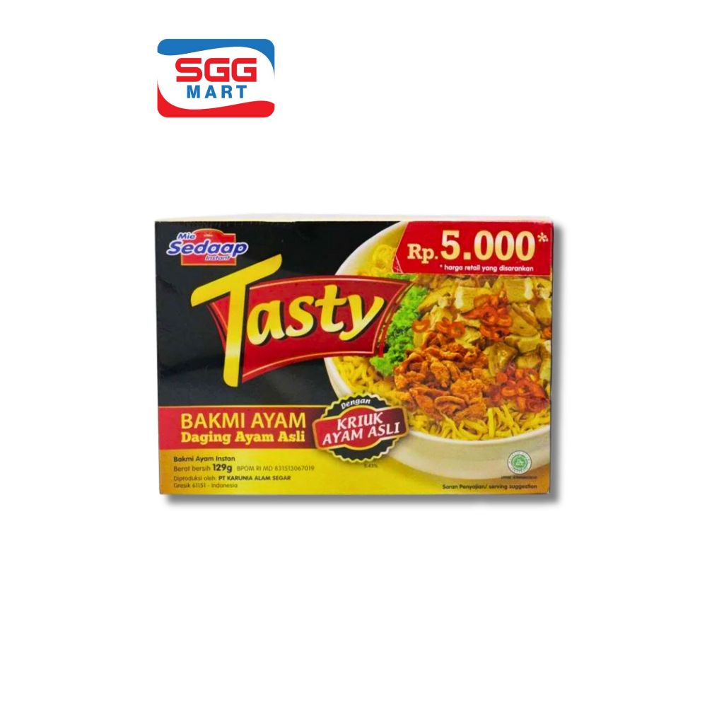 

Sedap Tasty Bakmi Ayam dengan Kriuk Ayam asli 129gr