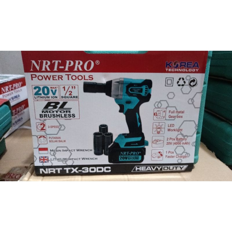 Cordless Impact Wrench 20V TX30DC  NRT-PRO
