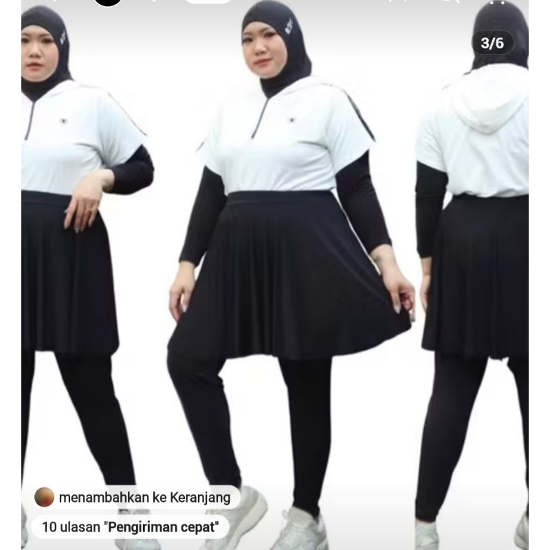 ROK LEGGING ROK JUMBO HIJAB LEGGING ROK OLAHRAGA CELANA ROK LEGGING JOGGING CEWEK JUMBO