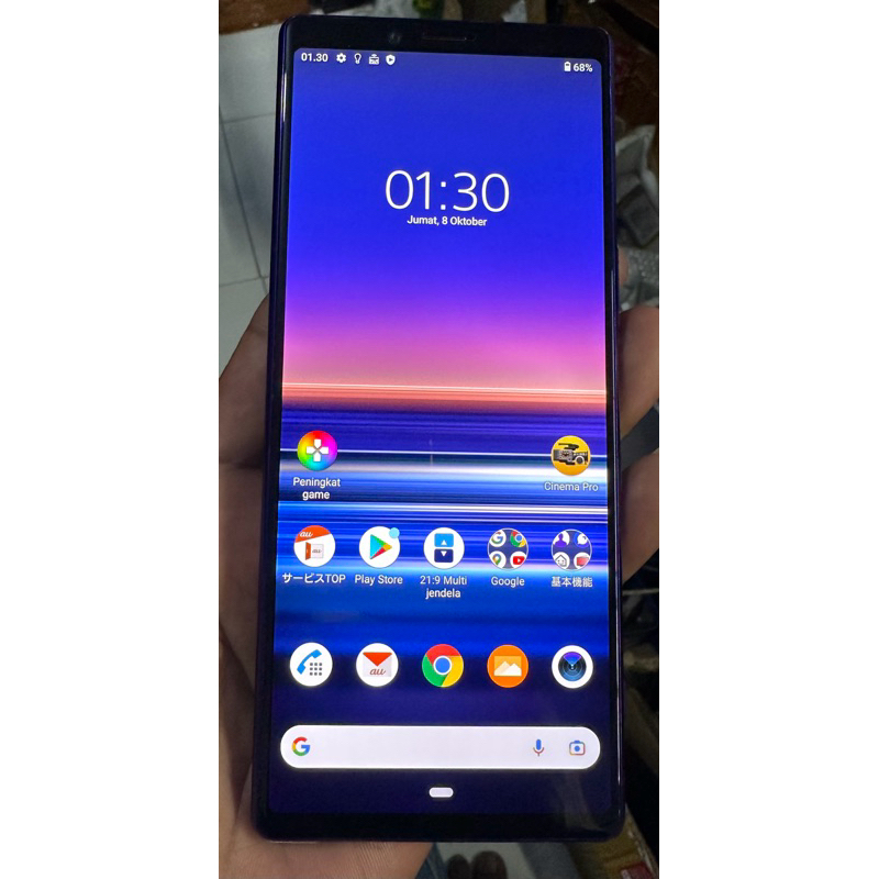 lcd touchscreen+frame sony Xperia 1 original copotan normal tested
