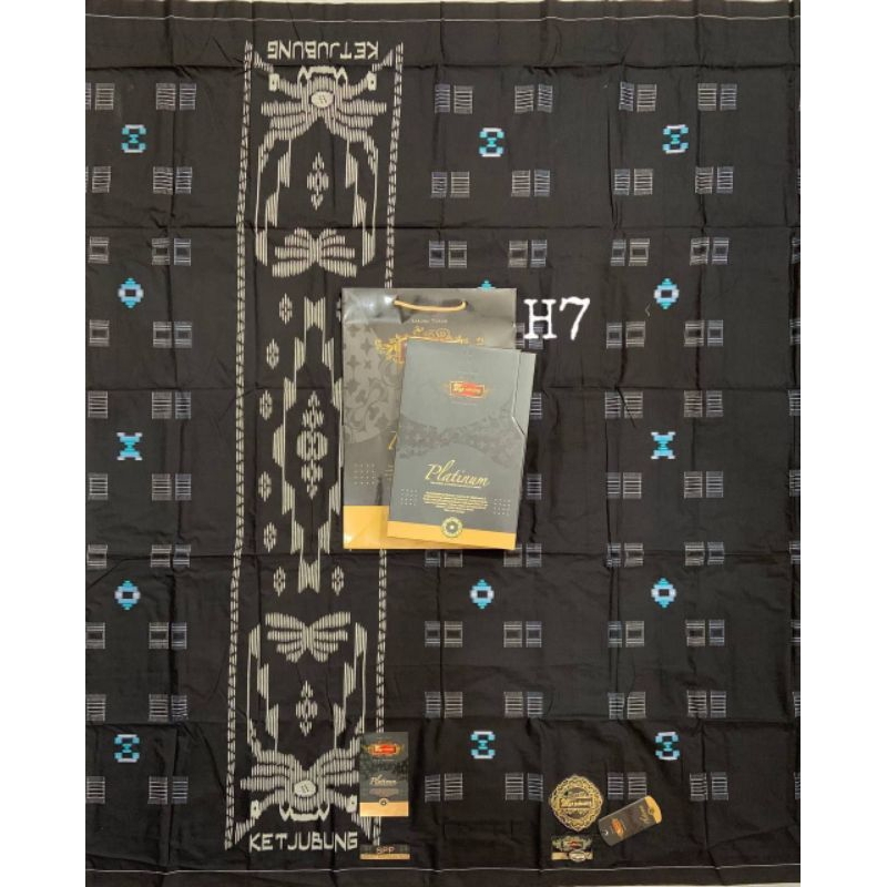 sarung kecubung SPP hitam platinum I Sarung Tenun | Sarung Kecubung | Sarung BHS | Sarung Santri