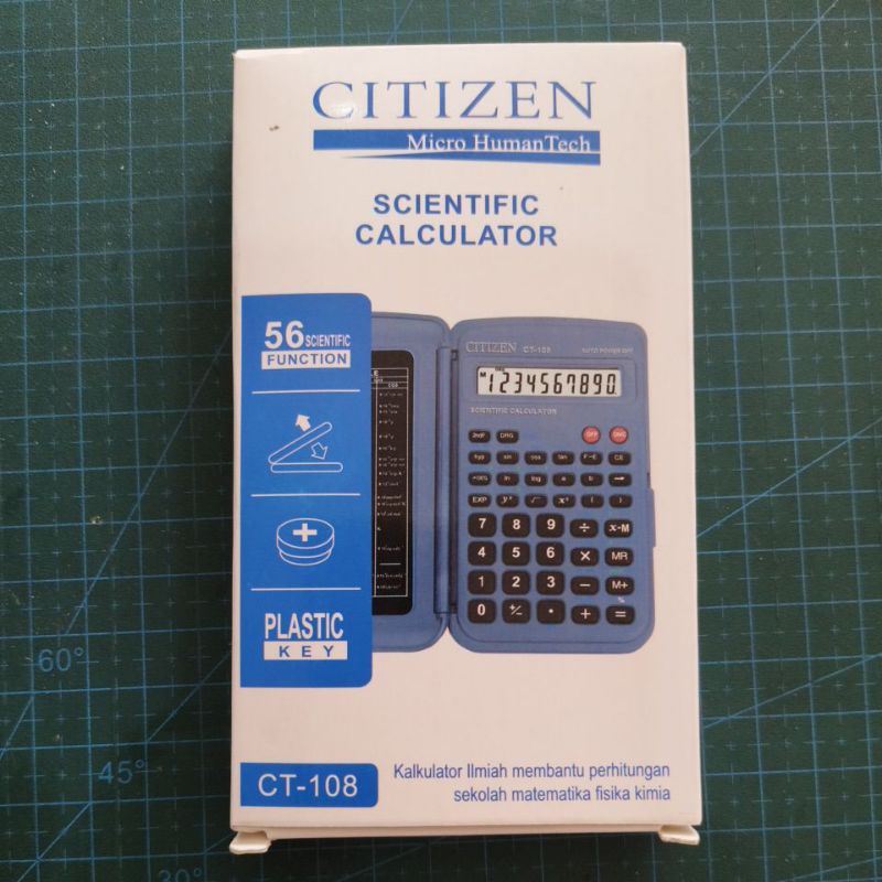 

Kalkulator Ilmiah Citizen CT 108 Scientific Calculator Alat Hitung