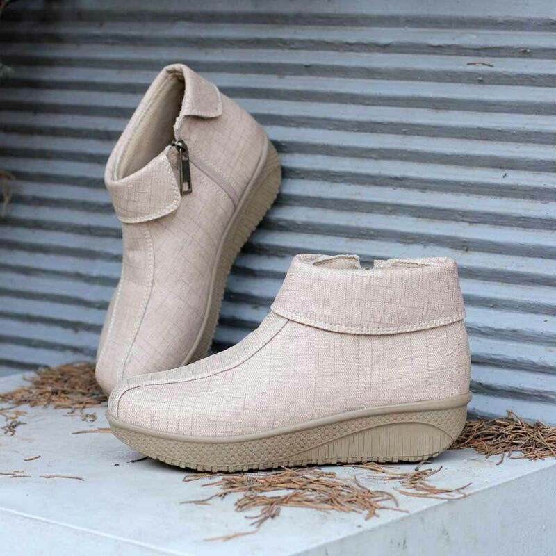 VAZARIO Sepatu Boots Wanita Korean Style
