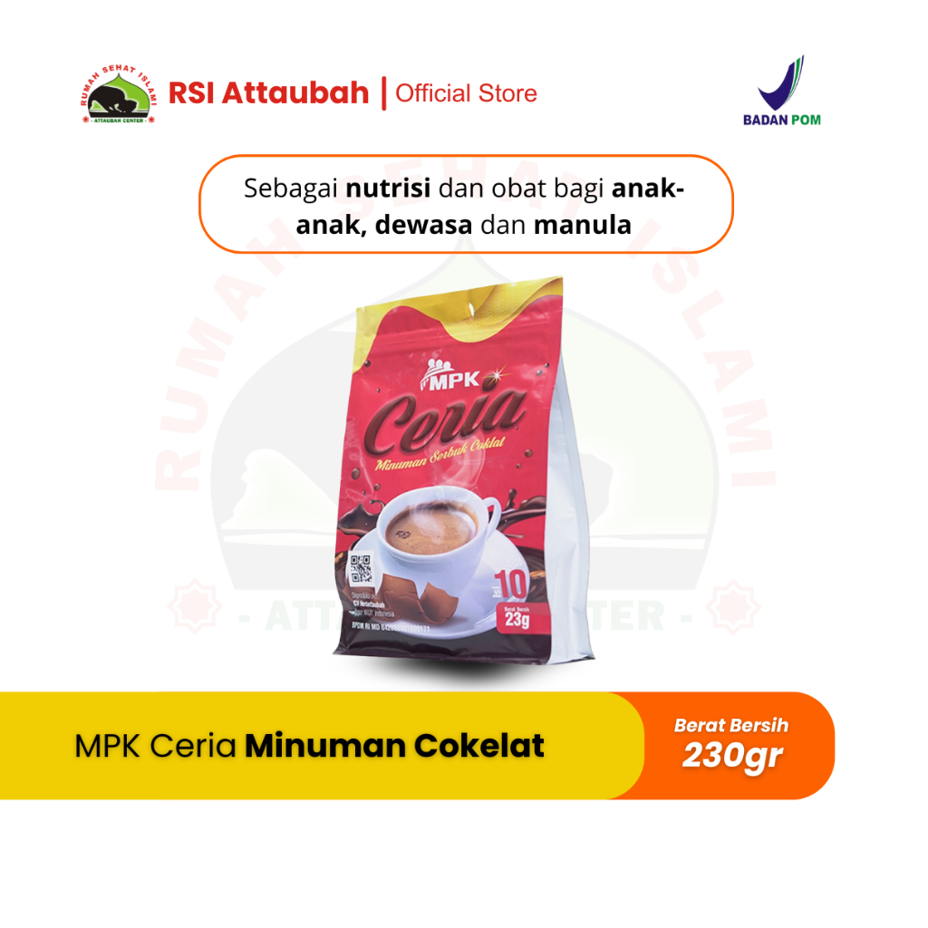 

MPK Ceria Minuman Serbuk Coklat Isi 10 Sachet