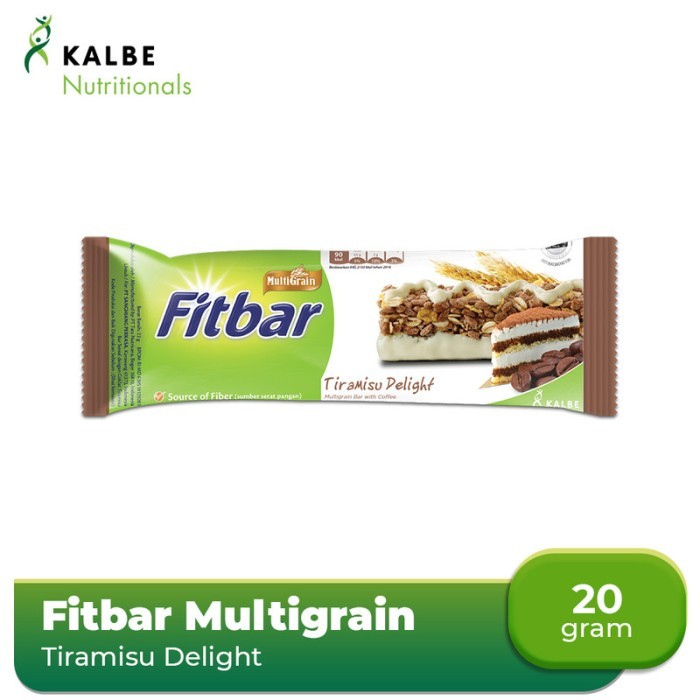 

Fitbar Tiramisu Multigrain Sereal Bar- Netto 20gr