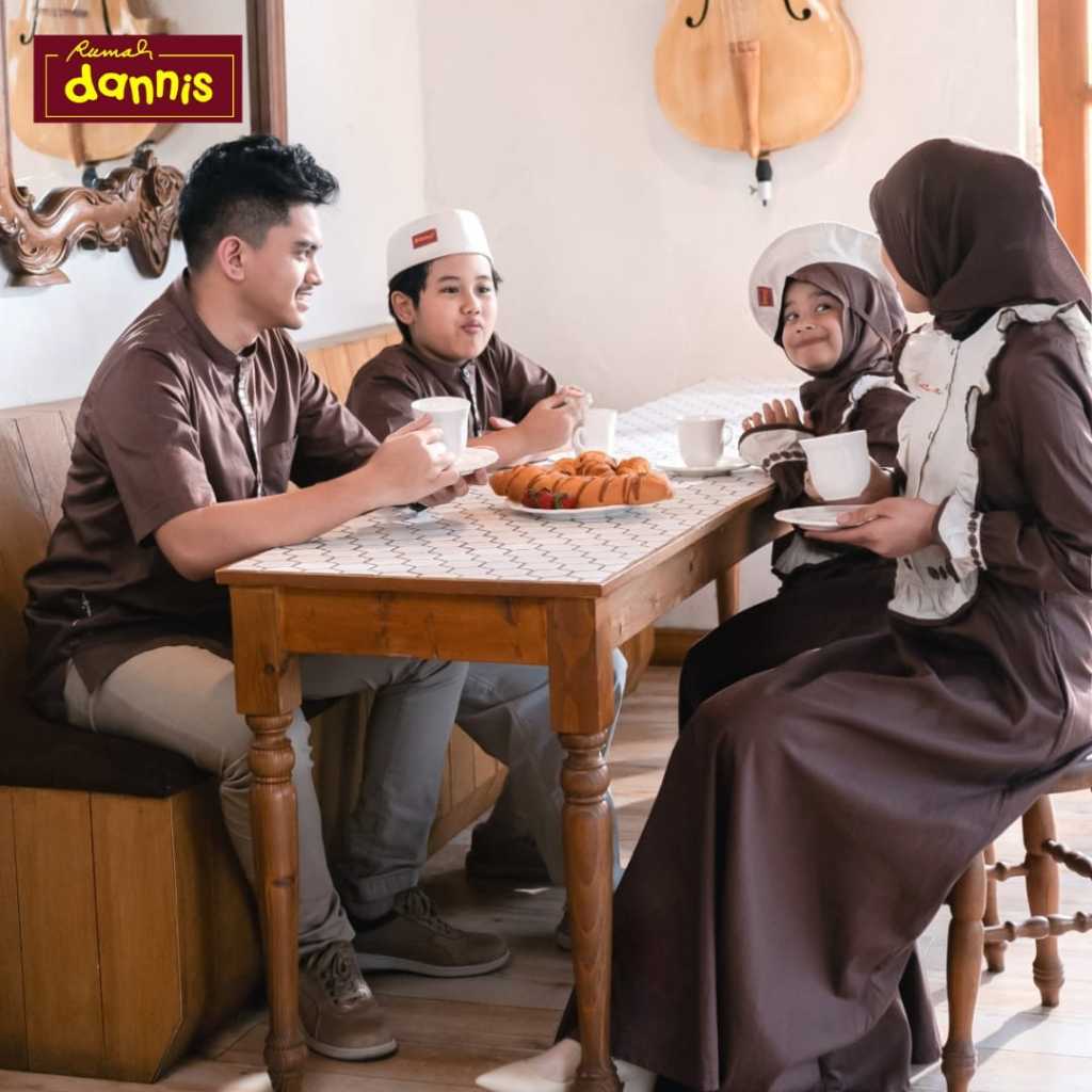 SARIMBIT DANNIS 2025 D'COFFE/DANNIS ORIGINAL/BAJU COUPLE SERAGAM KELUARGA