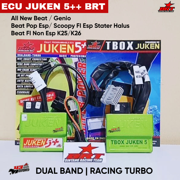 BRT ECU JUKEN 5++ BEAT POP ESP | BEAT FI NON ESP | ALL NEW BEAT / GENIO DUALBAND | RACING TURBO