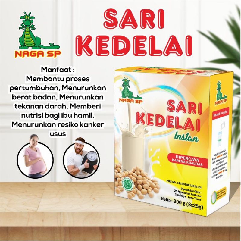 

Minuman Bubuk Sari Kedelai Soya Naga sp 200gram