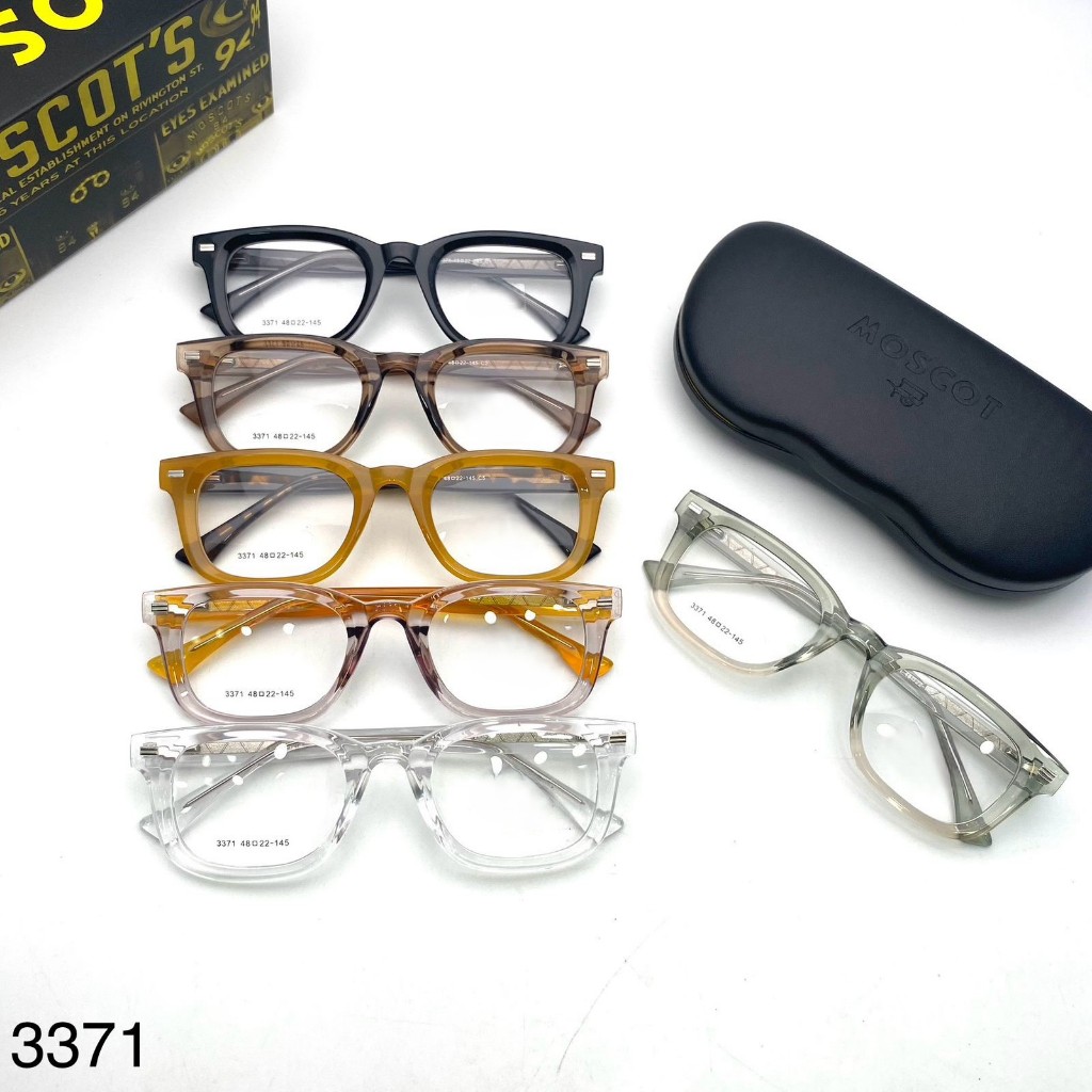 frame kacamata moscot 3371 kacamata unisex lensa normal & minus kacamata antiradiasi blueray | kacam
