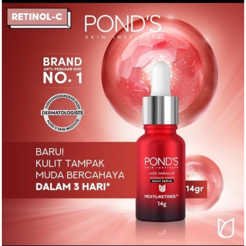 Ponds Ultimate Youth Night Serum Hexil-Retinol
