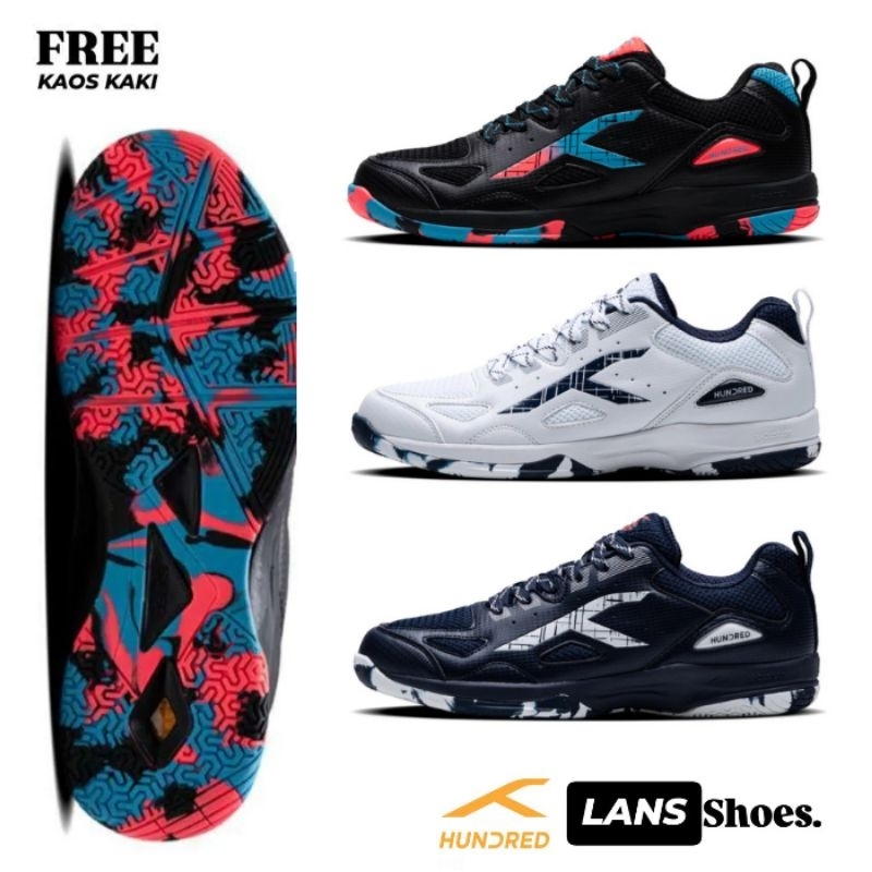 Hundred GALAXY Badminton Shoes - Sepatu Badminton original Hundred