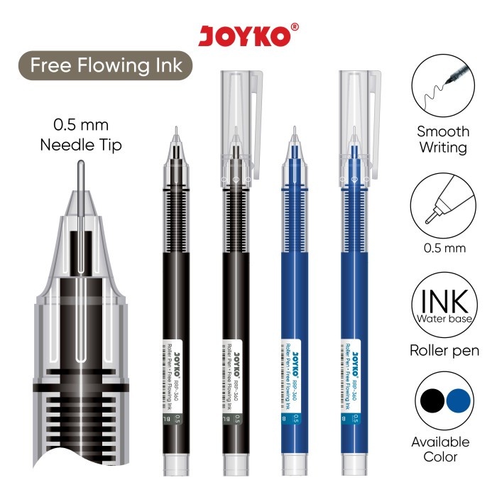 

Pen Joyko RRP-360 0.5mm / Roller Pen / Pulpen rol / Pena / Bolpen Joyko / Pulpen Joyko