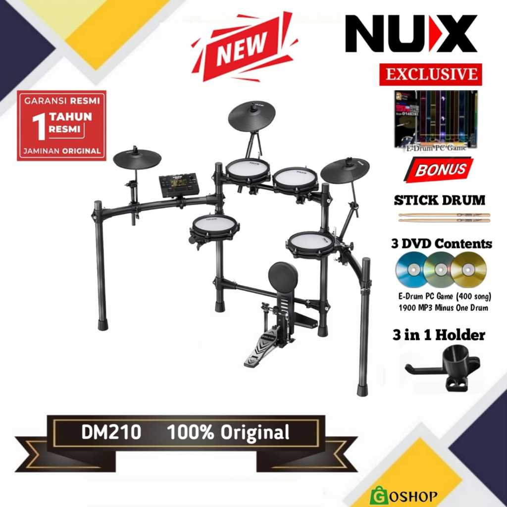 Drum elektrik NUX DM210 Drum Elektrik / DM 210 / DM-210 / Electric Drum