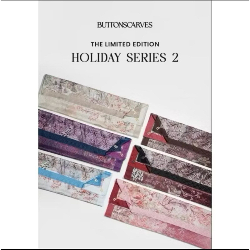 Buttonscarves Holiday Series 2.0 (All Brand New with Box)