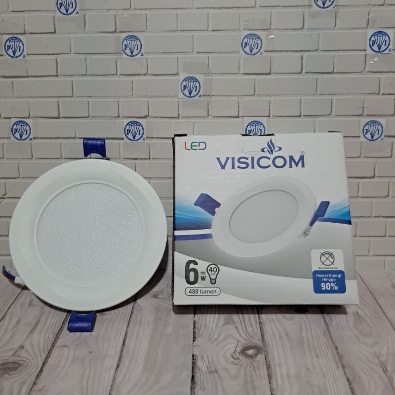 Lampu Downlight Led Panel 6 watt Visicom