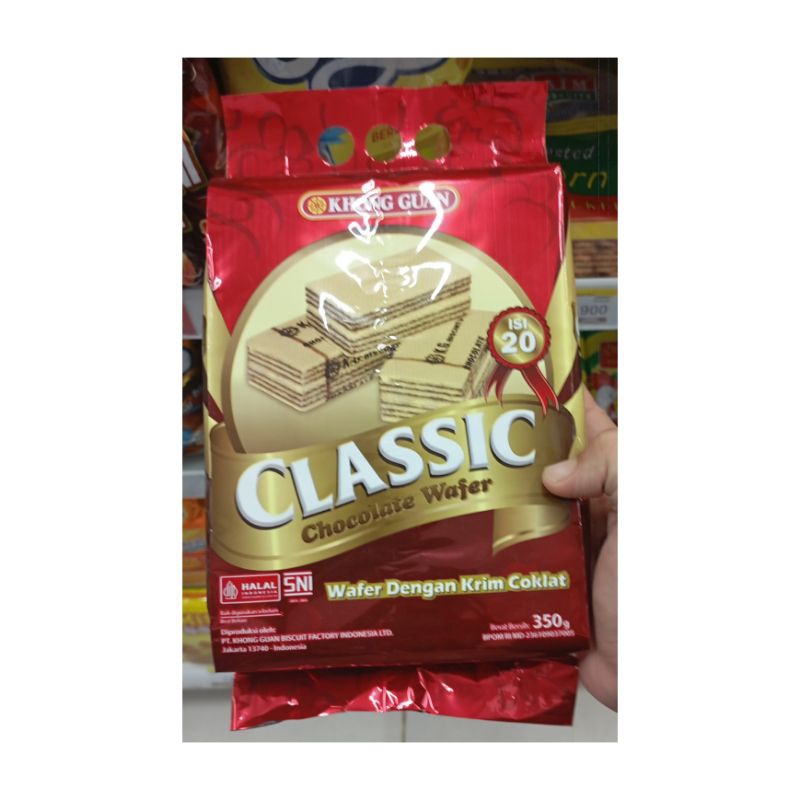 

KHONG GUA CLASSIC CHOCOLATE WAFER 350GR