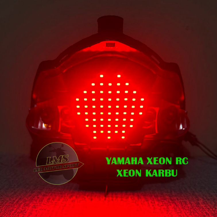 LMS STOPLAMP YAMAHA XEON KARBU XEON RC XEON GT 125 LAMPU REM RUNNING VARIASI LED
