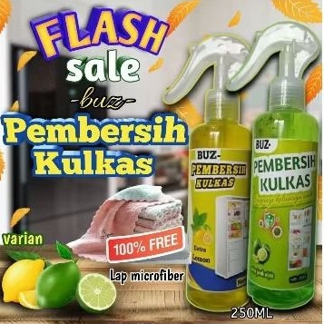 paket hemat BUZ pembersih kulkas/Sonic pembersih kulkas/Polki pembersih kulkas/cairan multiguna pemb