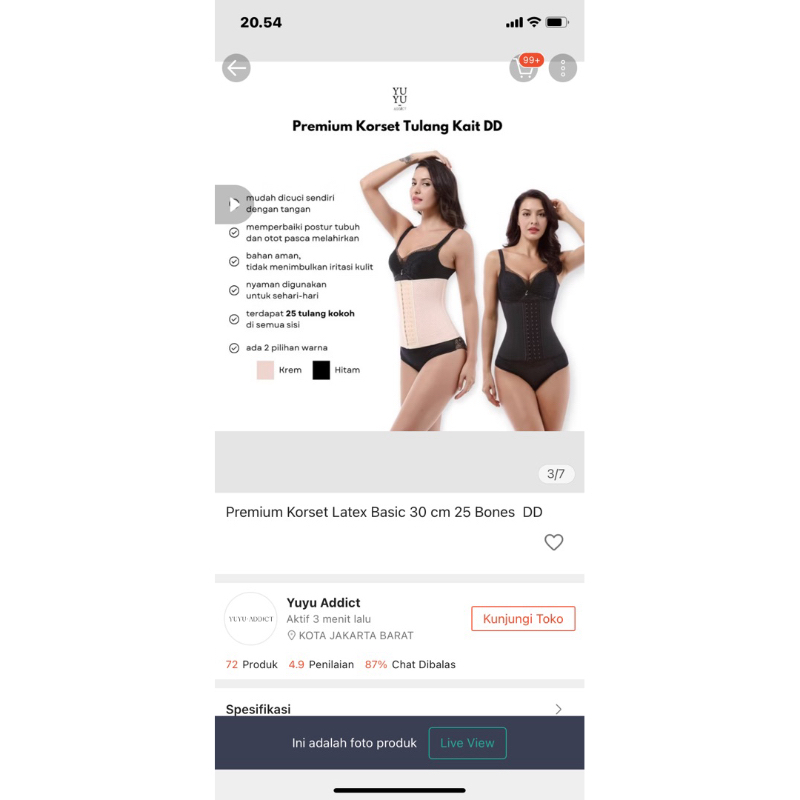 korset latex secar XL yuyu addict