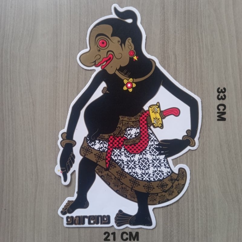 

STIKER WAYANG GARENG VINYL UKURAN BESAR