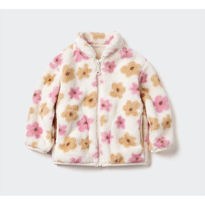 NEW Uniqlo Fluffy Yarn Fleece Full Zip Jacket