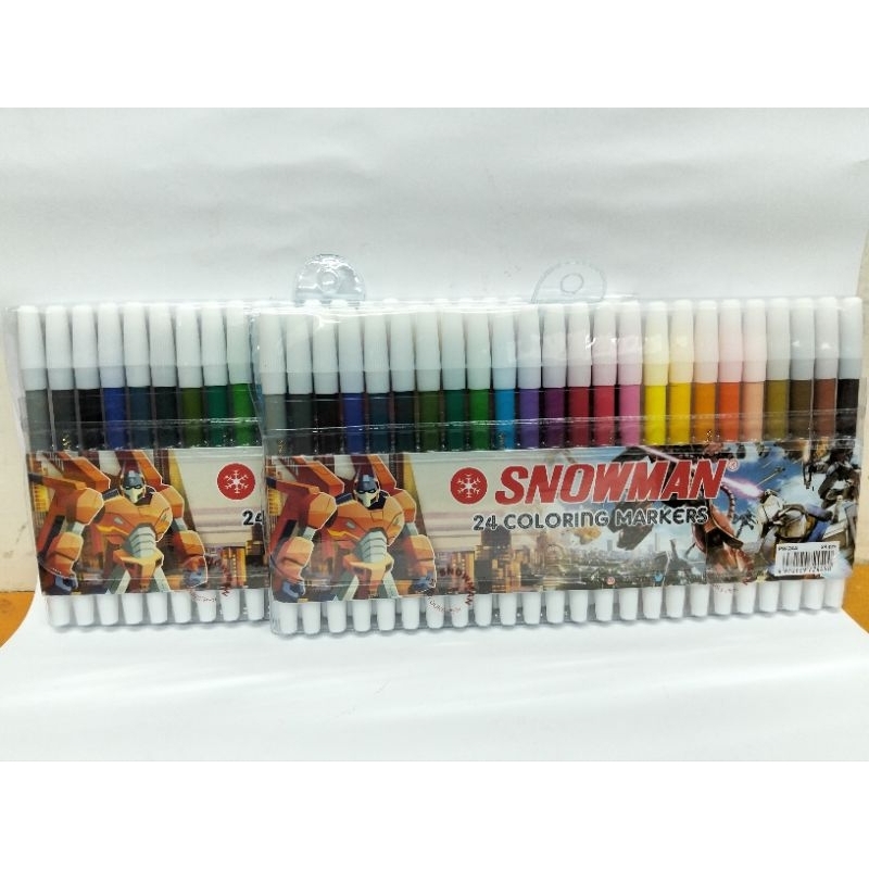 

Spidol Snowman 24 warna coloring marker PW-24A