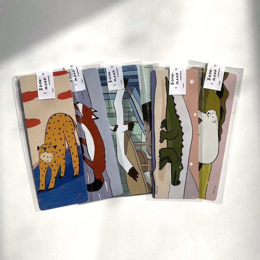 

TULISAE Bookmark / Pembatas Buku Ilustrasi Hewan