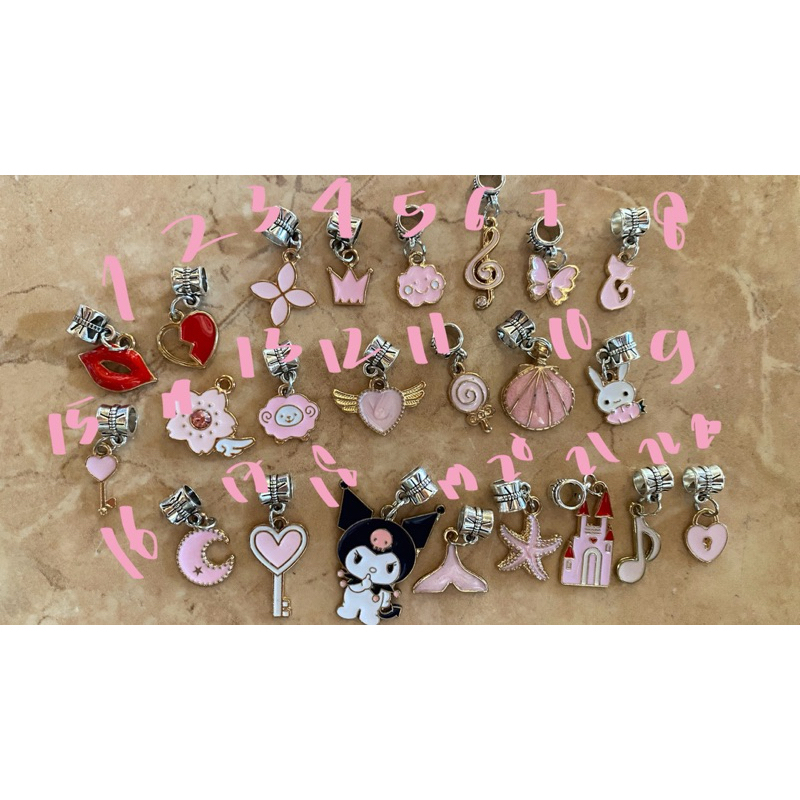 Liontin Charms Pandora Pink