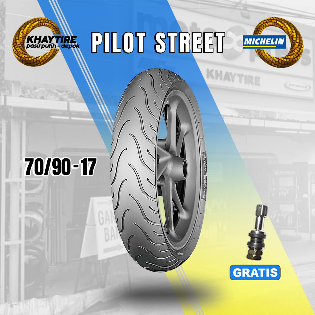 Ban Motor Bebek MICHELIN PILOT STREET 70/90-17 Tubeless