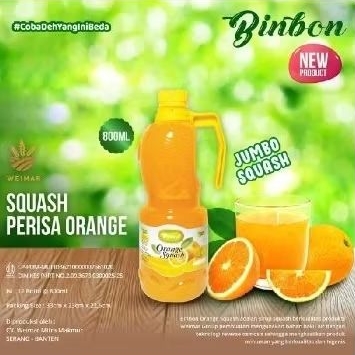 

Orange squash 800 ml syrup