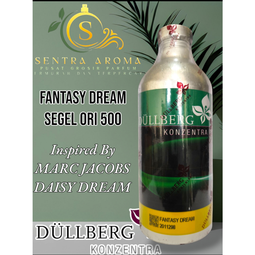 FANTASY DREAM { MARC JACOB DAISY DREAM } BY DULLBERG KONZENTRA BIBIT PARFUM ORI SEGEL KALENG 500GR