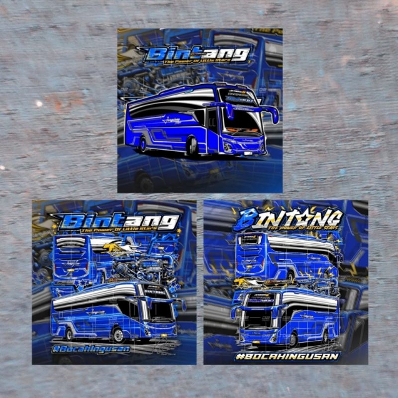 

Stiker bis Jangueee BINTANG isi 3 Stiker bis bus Jangueee bintang