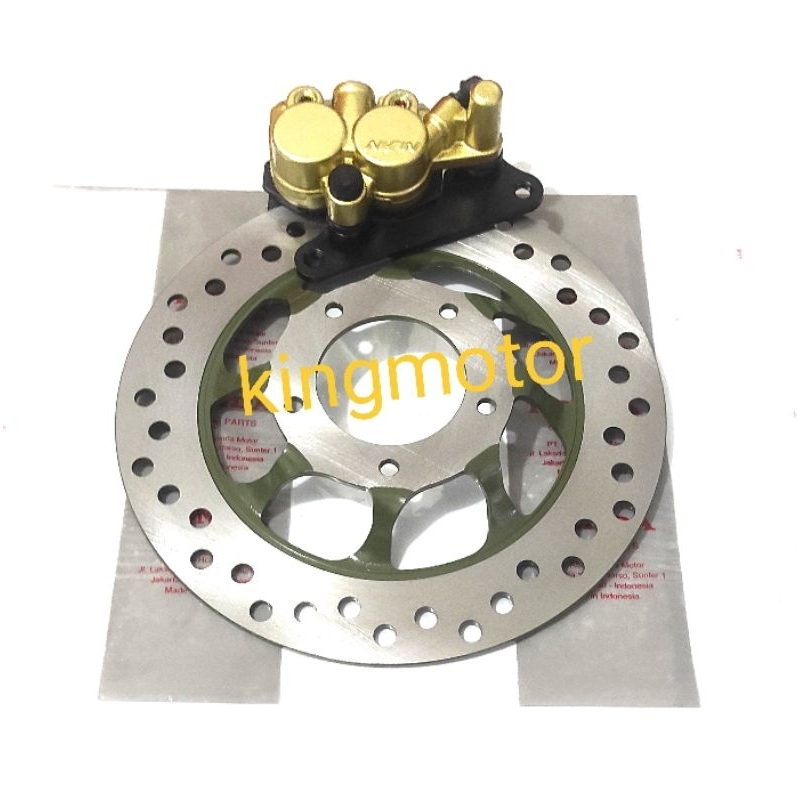 piringan cakram depan+kaliper depan honda supra x lama, supra fit lama