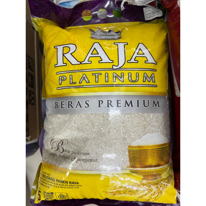 

BERAS RAJA PLATINUM PREMIUM 5kg/10kg/20kg