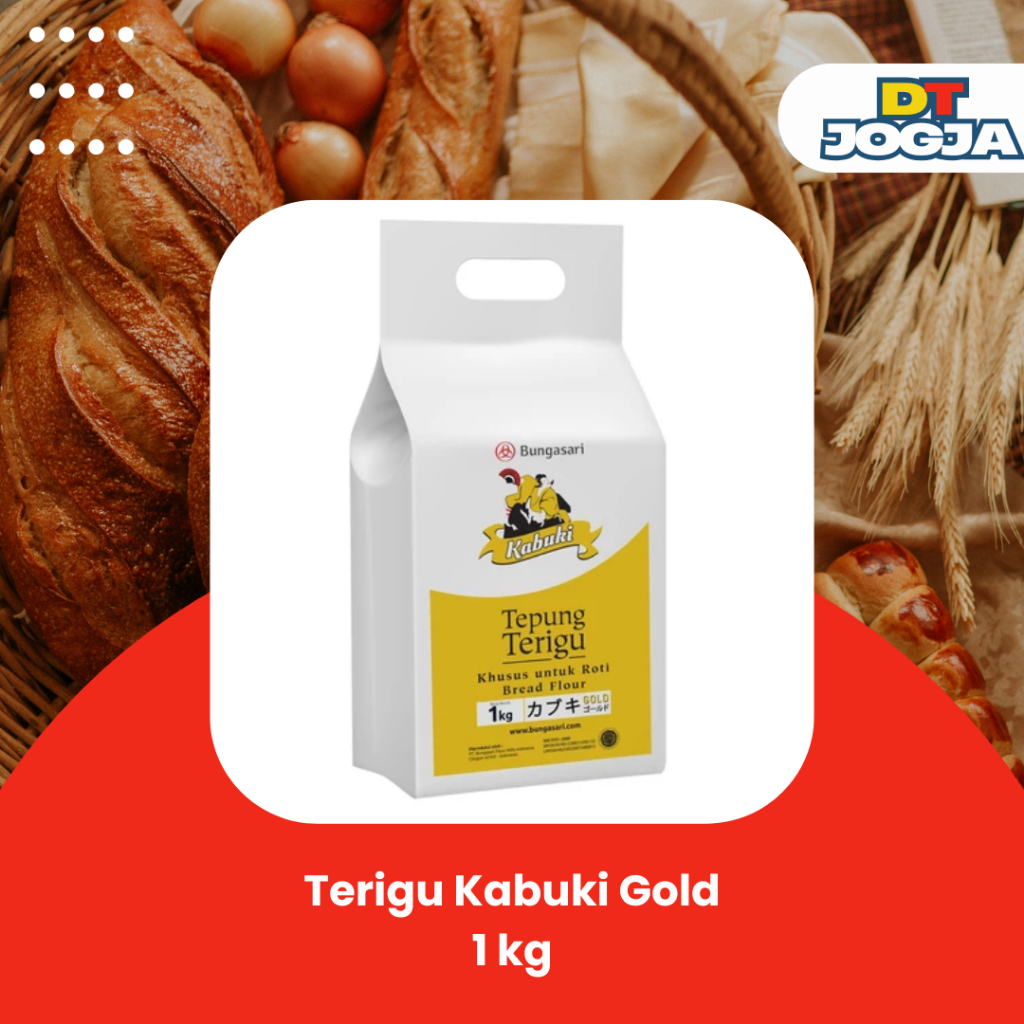 

Bungasari Kabuki Gold Tepung Terigu Super Premium Khusus Roti 1 KG