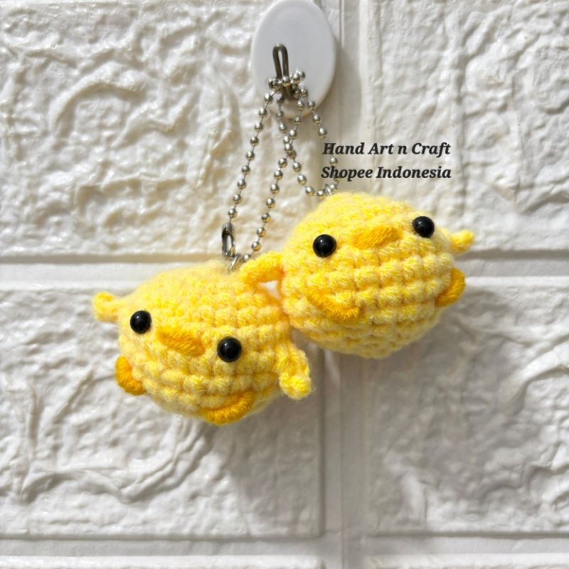 [READY STOCK] Tiny Chick Boneka Rajut Ayam Kecil Amigurumi