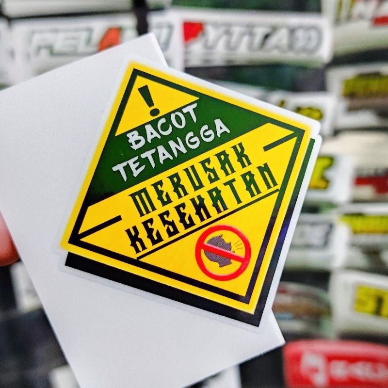 

STIKER BAC0T TETANGGA MERUSAK