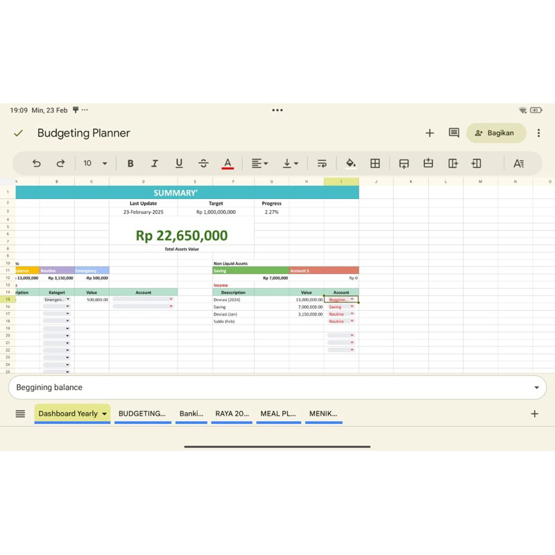 

Budgeting Planner 2