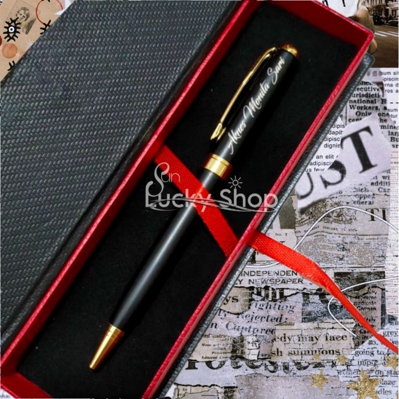 

Pulpen Metal (A-B Sonet) Model Parker | Pen Promosi Souvenir Hadiah Kado Free Custom Laser