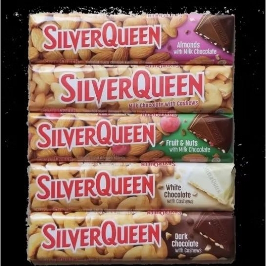 

Silverqueen 55 gram / Silverqueen 55gr Cashew Almond Fruit Nut