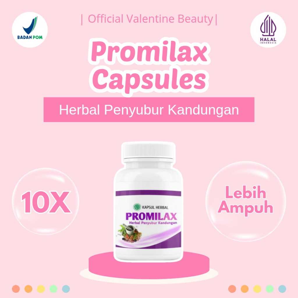 Promilax Original 30 Kapsul Asam Folat Untuk Program Hamil Pria Wanita Ampuh Cepat Dalam 2 Minggu